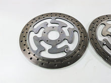 Load image into Gallery viewer, 2016 Harley Touring FLHR Road King Front Brake Disc Rotor Set 41808-08