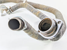 Load image into Gallery viewer, 2002 Harley Davidson XLH883 Sportster Custom Exhaust System + Rain Flap Covers