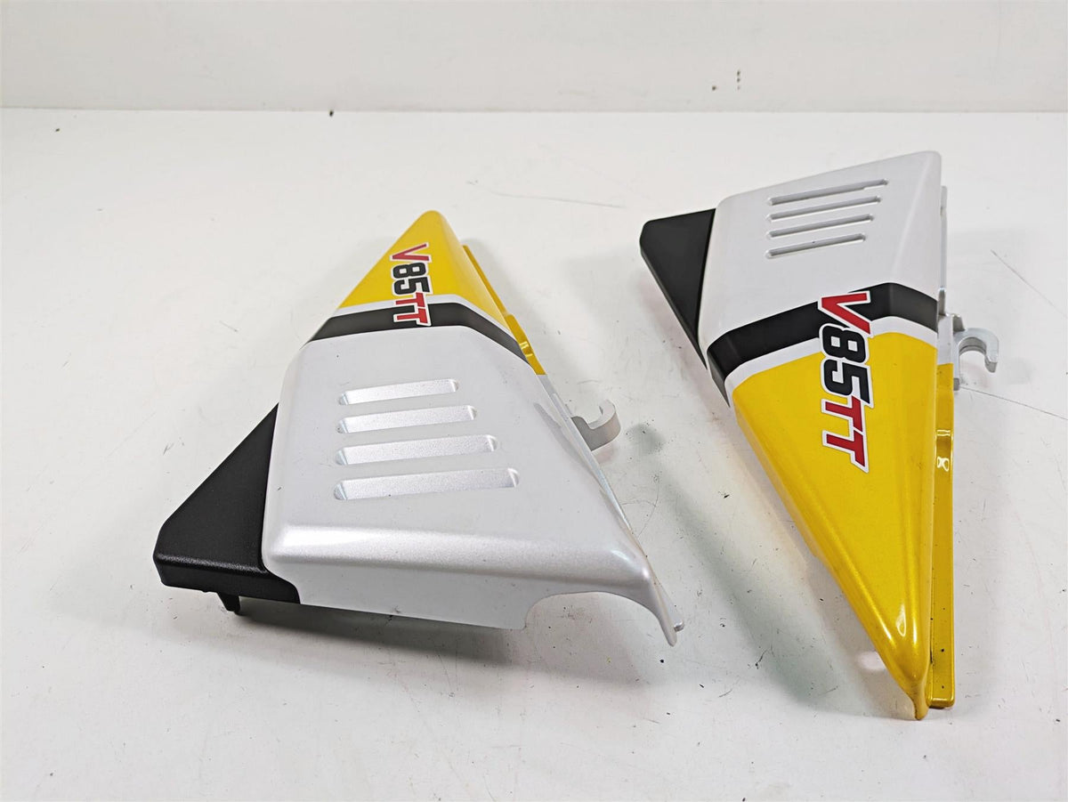 2020 Moto Guzzi V85 TT Adventure Triangle Side Cover Yellow Sahara  2H003214000Z1