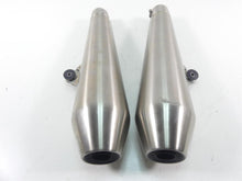 Load image into Gallery viewer, 2017 Triumph Thruxton 1200R Exhaust Pipe Muffler Silencer Set T2203872 T2203878