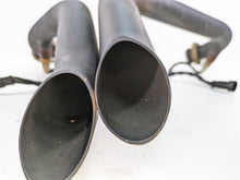 Load image into Gallery viewer, 2009 Harley Softail FLSTSB Cross Bones Short Shots Dual Exhaust Pipe Sash Cut