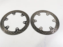 Load image into Gallery viewer, 2009 Ducati Multistrada 1100 S Brembo Front Brake Rotor Disc Set 49240781A