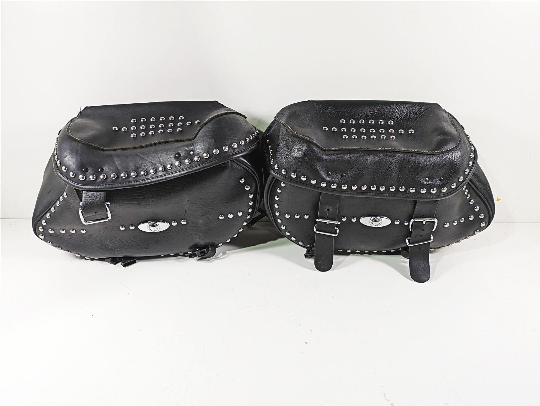 2003 Harley FLSTC Softail Heritage 100th Saddlebag & Mount Set