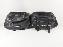 Load image into Gallery viewer, 2003 Harley FLSTC Softail Heritage 100th Saddlebag & Mount Set 90476-00 90477-00