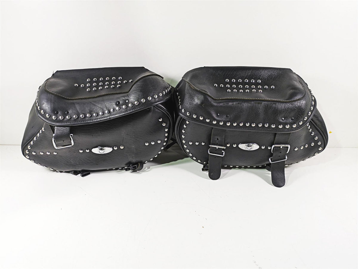 2003 Harley FLSTC Softail Heritage 100th Saddlebag & Mount Set