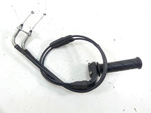 Load image into Gallery viewer, 2013 Ducati Diavel Red Throttle Grip Handle Cables Set 65420161A | Mototech271