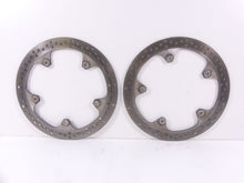 Load image into Gallery viewer, 2008 BMW R1200R K27 Front Brake Disc Rotor Set 34117701459