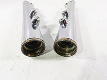 Load image into Gallery viewer, 2003 Harley Softail FXSTDI Deuce 100th Front Fork Lower Chrome Leg Set 46068-00 | Mototech271