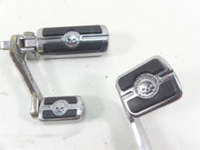 Load image into Gallery viewer, 2008 Harley FXCWC Softail Rocker C Willie G Skull Foot Peg Control Set 50370-04 | Mototech271