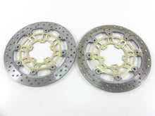 Load image into Gallery viewer, 2006 Triumph Daytona 675 Front Sunstar Brake Disc Rotor Set T2021040 T2021045