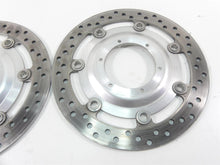 Load image into Gallery viewer, 2002 Honda VTX1800 C Front Brake Rotor Disc Set 45120-MCH-003 45220-MCH-003