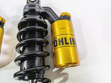 Load image into Gallery viewer, 2017 Harley Dyna FXDB Street Bob Ohlins STX36 Blackline Piggyback Shocks HD764LE | Mototech271