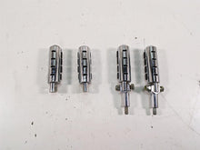 Load image into Gallery viewer, 2006 Harley Softail FXSTSI Springer Front Rear Chrome Foot Peg Rest Set 50942-00