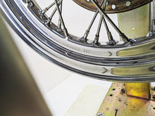 Load image into Gallery viewer, 2000 Harley FXSTS Softail Springer Chrome Spoke Rear Wheel Rim 16x3 43085-97