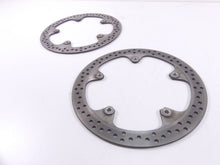 Load image into Gallery viewer, 2008 BMW R1200R K27 Front Brake Disc Rotor Set 34117701459
