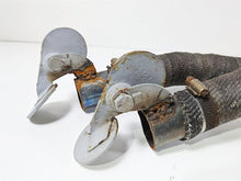 Load image into Gallery viewer, 2002 Harley Davidson XLH883 Sportster Custom Exhaust System + Rain Flap Covers