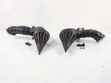 Load image into Gallery viewer, 2019 Suzuki M109R VZR1800 Boulevard Dual Spike Flat Black Red Filter AC-236-BK