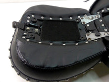 Load image into Gallery viewer, 2002 Harley FLSTCI Softail Heritage Mustang 17" Wide Studded Seat Set 75094 | Mototech271