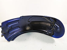 Load image into Gallery viewer, 2009 Harley FXCWC Softail Rocker C Rear Fender Flame Blue Pearl Deluxe 60132-08A | Mototech271
