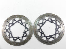 Load image into Gallery viewer, 2008 Yamaha FZ1 Fazer Front Brake Disc Rotor Set 5D0-2581T-00-00 5D0-2581T-10-00