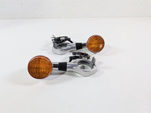 Load image into Gallery viewer, 2003 Honda V-Twin VTX1800 C Left Right Front Blinker Clamp Set 33400-MBH-672
