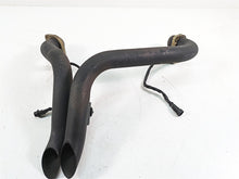 Load image into Gallery viewer, 2009 Harley Softail FLSTSB Cross Bones Short Shots Dual Exhaust Pipe Sash Cut