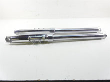 Load image into Gallery viewer, 2008 Harley FXCWC Softail Rocker C Chrome 49mm Front Fork Legs 46950-08 46953-08