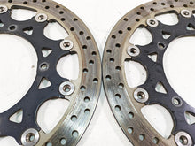 Load image into Gallery viewer, 2007 Yamaha R1 YZFR1 Front Brake Disc Rotor Set 4C8-2581T-00-00