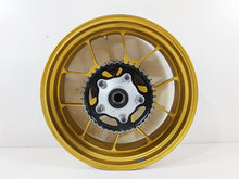 Load image into Gallery viewer, 2008 Aprilia RSVR 1000 Factory Rear Wheel Rim 17x6 Gold Evo Forged 853376
