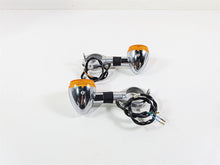 Load image into Gallery viewer, 2003 Honda V-Twin VTX1800 C Left Right Front Blinker Clamp Set 33400-MBH-672