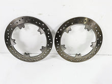 Load image into Gallery viewer, 2012 Harley VRSCF Muscle V Rod Front Brake Rotor Disc Set 44553-06A | Mototech271