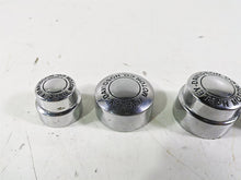 Load image into Gallery viewer, 2003 Harley Dyna FXDL Low Rider 100TH Front Rear Chrome Axle Nut Cover Set | Mototech271