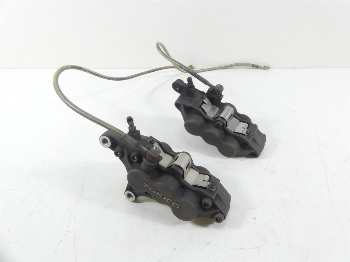 2001 Kawasaki ZX600J2 ZX6R Ninja Front Tokico Brake Caliper Set  43041-1821-GZ | Mototech271