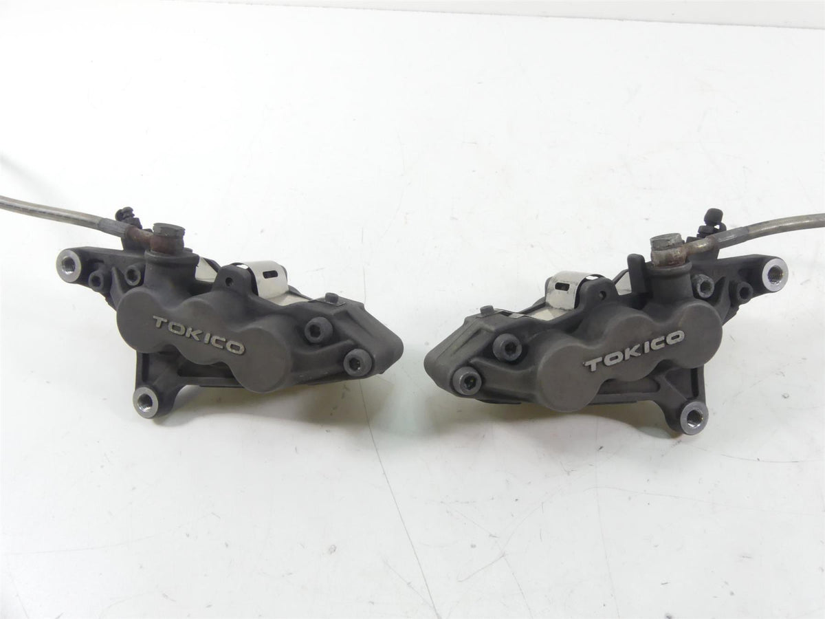 2001 Kawasaki ZX600J2 ZX6R Ninja Front Tokico Brake Caliper Set  43041-1821-GZ | Mototech271