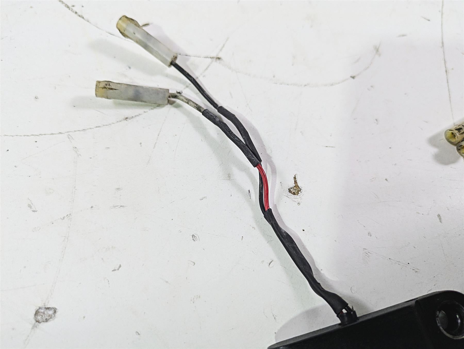 Used motorcycle electrical wiring harness with connectors on white background, available at Mototech271