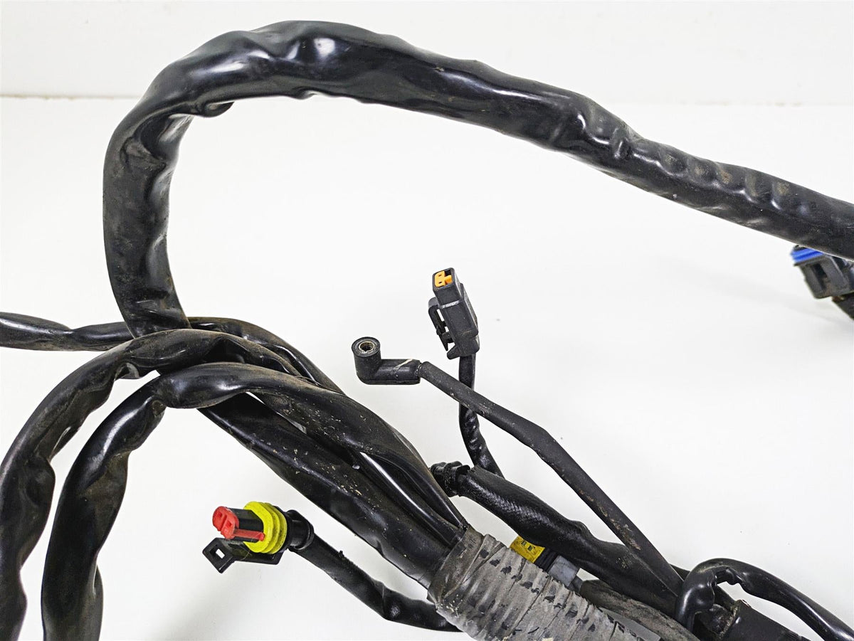Used motorcycle wiring harness with connectors on white background, available at Mototech271