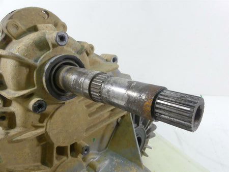Used motorcycle transmission shaft with splines, close-up detail, available at Mototech271