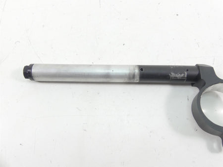 Used motorcycle clip-on handlebar part on white background, available at Mototech271