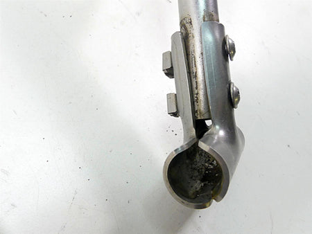 Used motorcycle handlebar clamp with bolts on white background, available at Mototech271