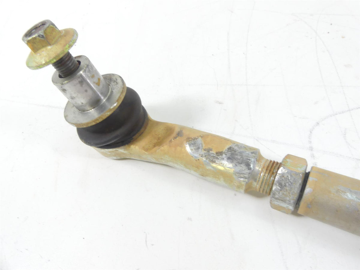 Used motorcycle tie rod end with bolt and nut on white background, available at Mototech271