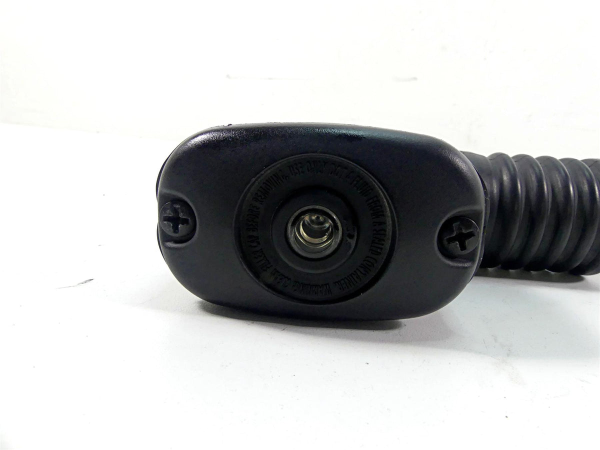 Closeup of used motorcycle handlebar switch with screws, available at Mototech271