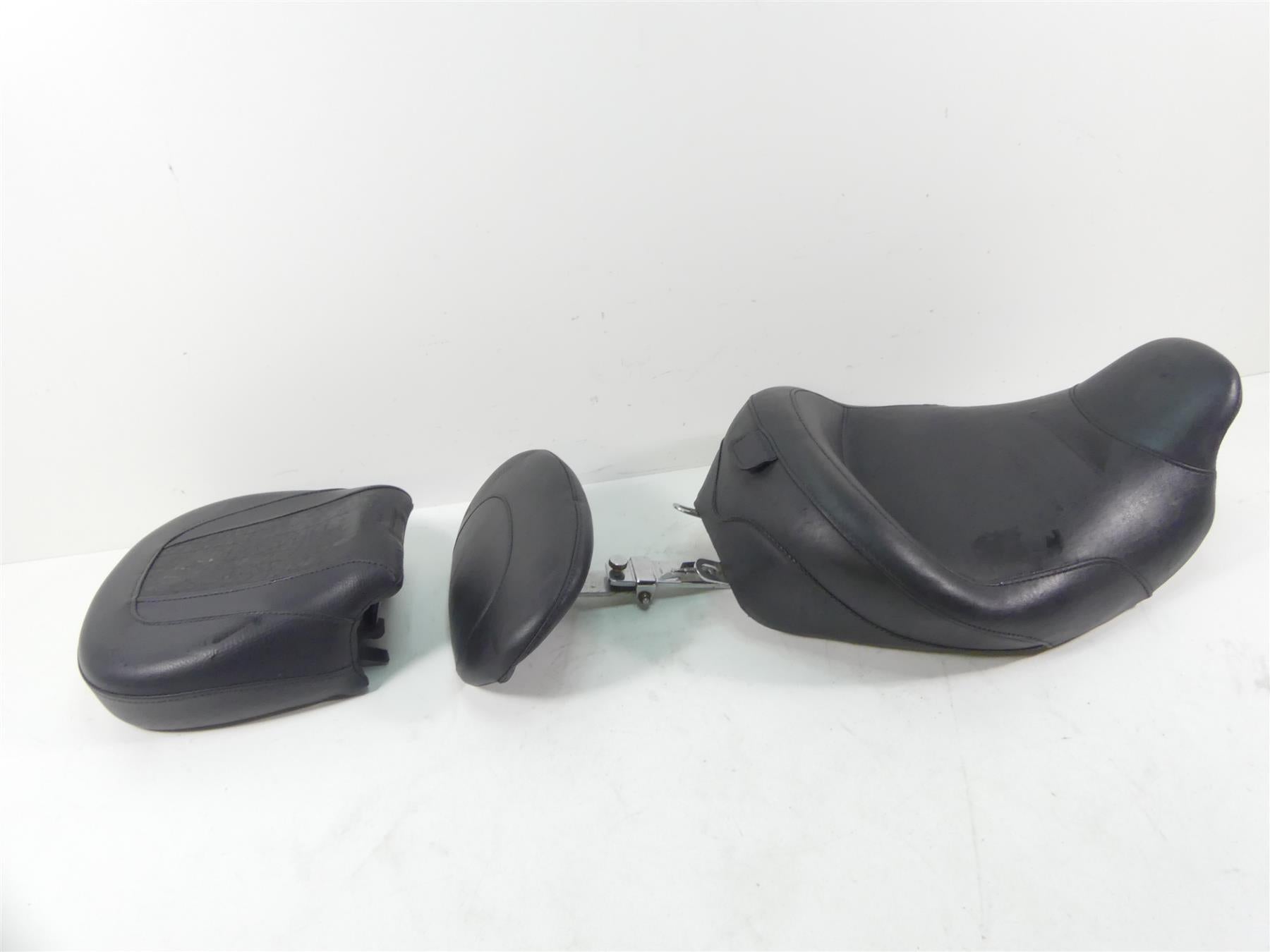 2012 Harley CVO FLHX SE3 Street Glide Mustang Dual Seat Saddle Set - Read 884685