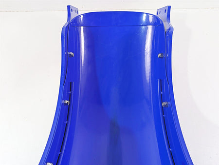 Blue motorcycle rear fender plastic part with bolts, available at Mototech271