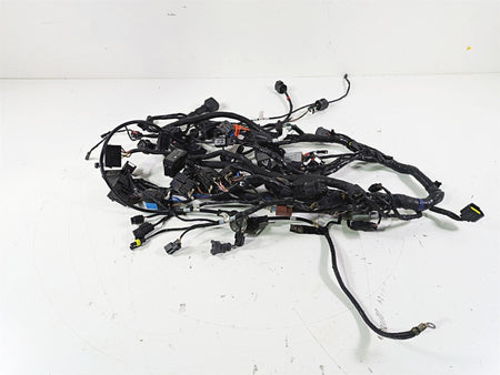 Used motorcycle wiring harness with connectors on white background, available at Mototech271