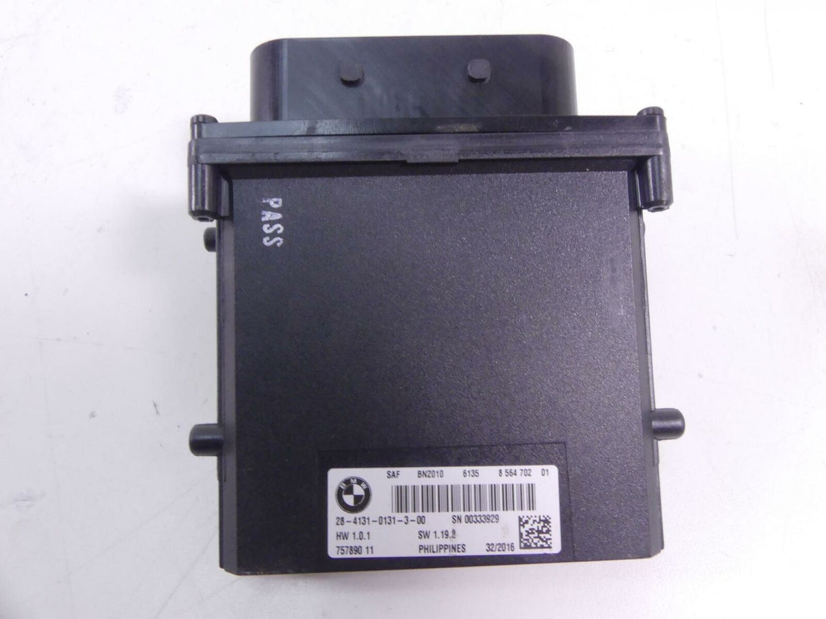 BMW motorcycle ECU engine control unit used part, rectangular black module, available at Mototech271