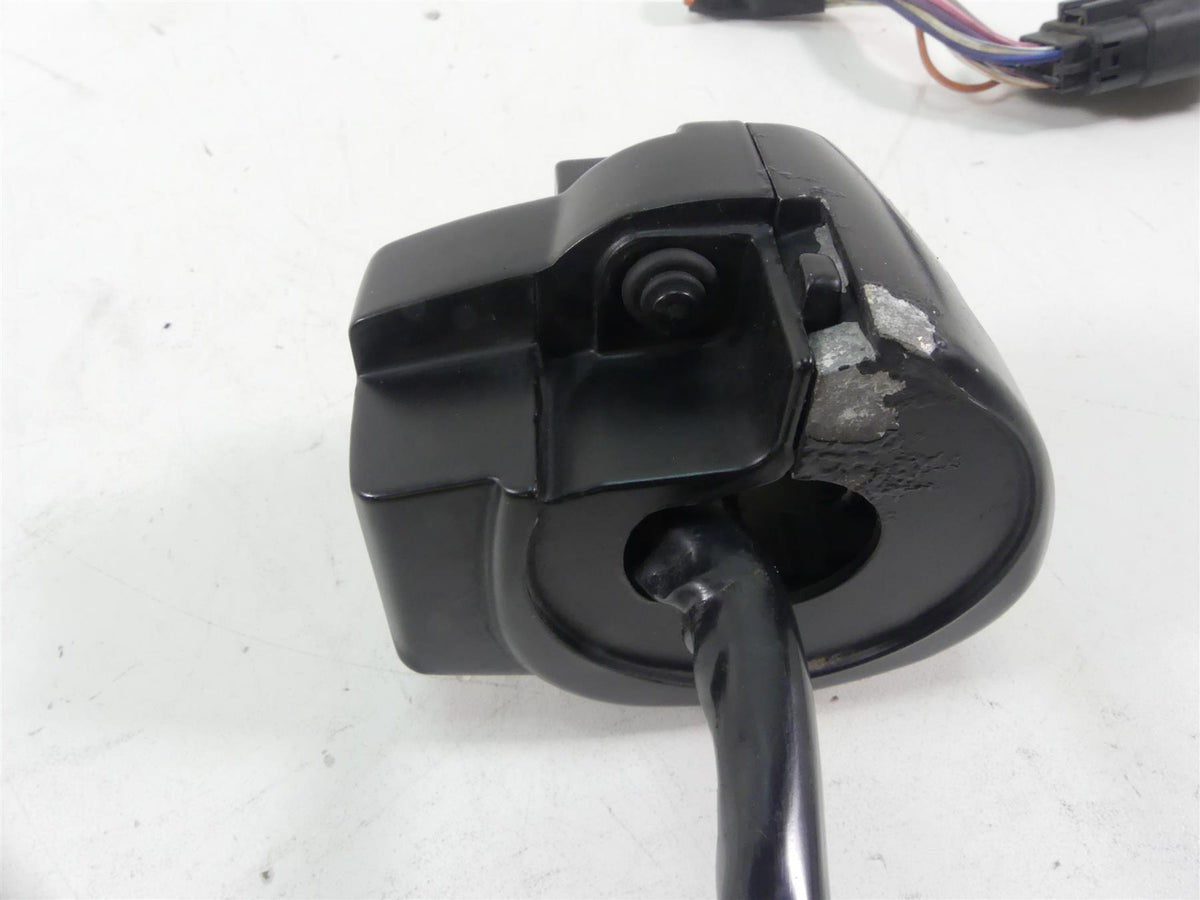 Used black motorcycle handlebar switch with visible wear, available at Mototech271