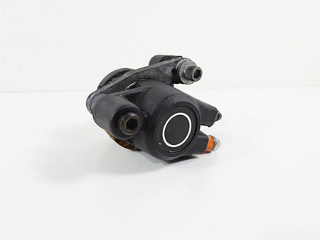 used black motorcycle brake caliper on white background, available at Mototech271