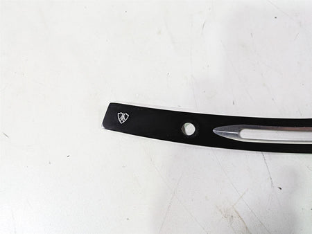 Used motorcycle or powersports blade part with mounting hole and logo, available at Mototech271