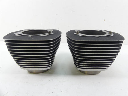 Pair of used motorcycle engine cylinder barrels with cooling fins, available at Mototech271