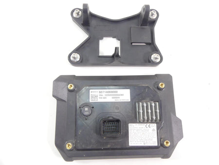 Used Bosch motorcycle LCD dashboard gauge cluster with black mounting bracket, available at Mototech271